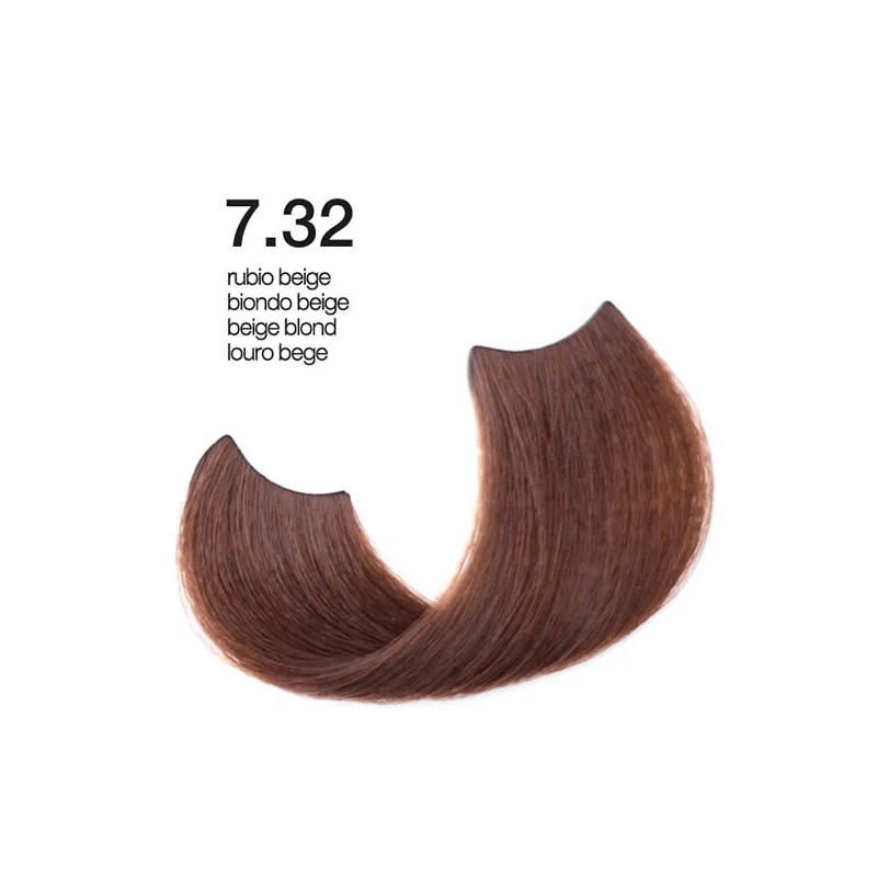Exclusive Professional Hair Color Hi-Tech 100ml Beige / Μόνιμη Βαφή Μαλλιών Μπέζ 7.32