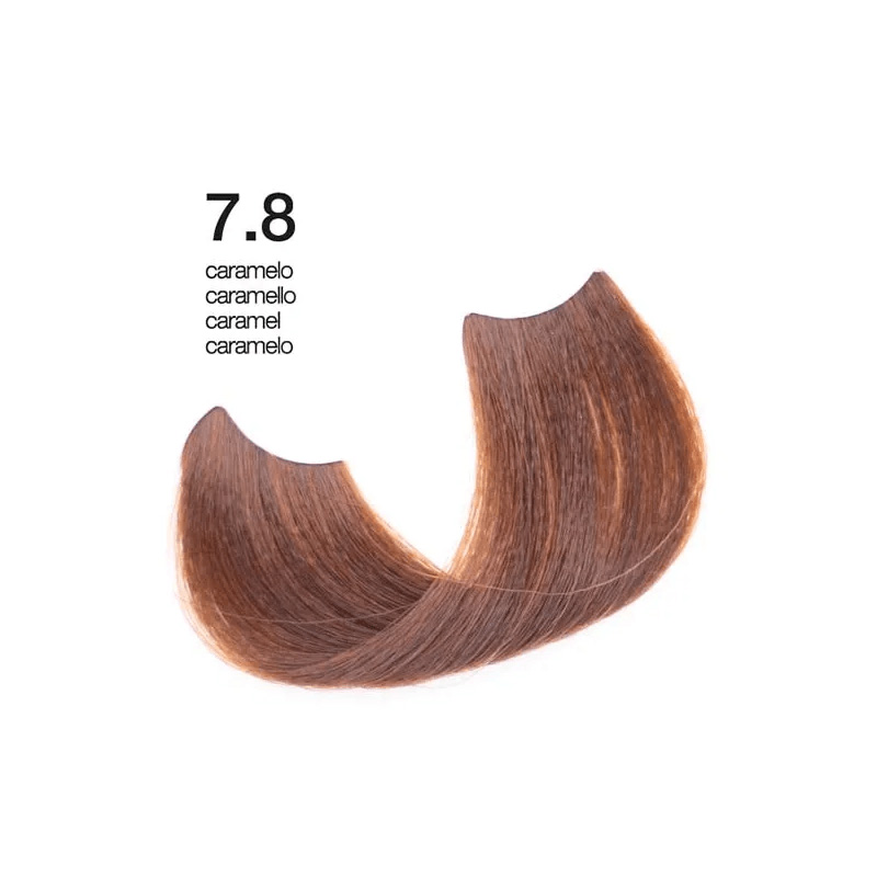 Exclusive Professional Hair Color Hi-Tech 100ml Fashion Brown / Μόνιμη Βαφή Μαλλιών Καστανό 7.8