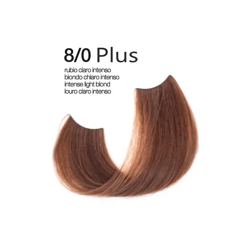 Exclusive Professional Hair Color Hi-Tech 100ml / Μόνιμη Βαφή Μαλλιών 8/0 Plus
