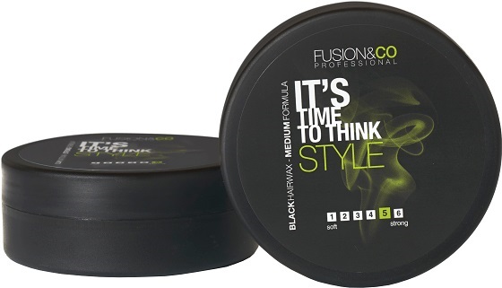 Fusion & Co It`s Time to Think Style Black Hair Wax 150ml