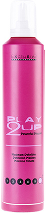 Play 2up POWERFULL MOUSSE 250ml / ΔΥΝΑΤΟΣ ΑΦΡΟΣ ΜΑΛΛΙΩΝ