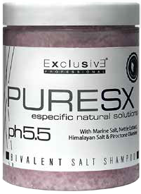 EXCLUSIVE PROFESSIONAL PURESX BIVALENT SALT HAIR SHAMPOO 400gr